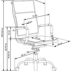 Toimistotuoli MANTOR, väri: musta