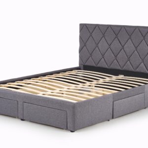 Sänky ALVICA, laatikoilla