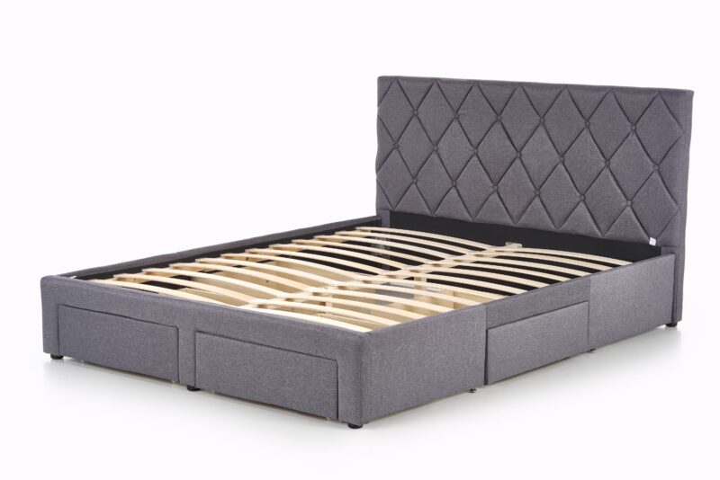 Sänky ALVICA, laatikoilla