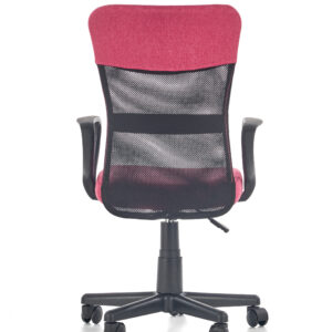 Toimistotuoli TIMMY, vaaleanpunainen / musta