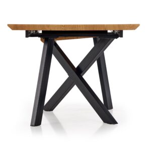 Ruokapöytä BELONA, tammi / musta