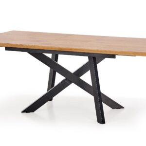 Ruokapöytä BELONA, tammi / musta