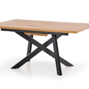 Ruokapöytä BELONA, tammi / musta