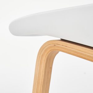 Baarituoli TENOR, valkoinen