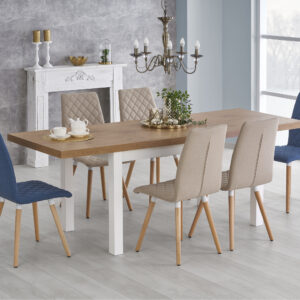 Säädettävä ruokapöytä TRIVAGO, tammilaminaatti