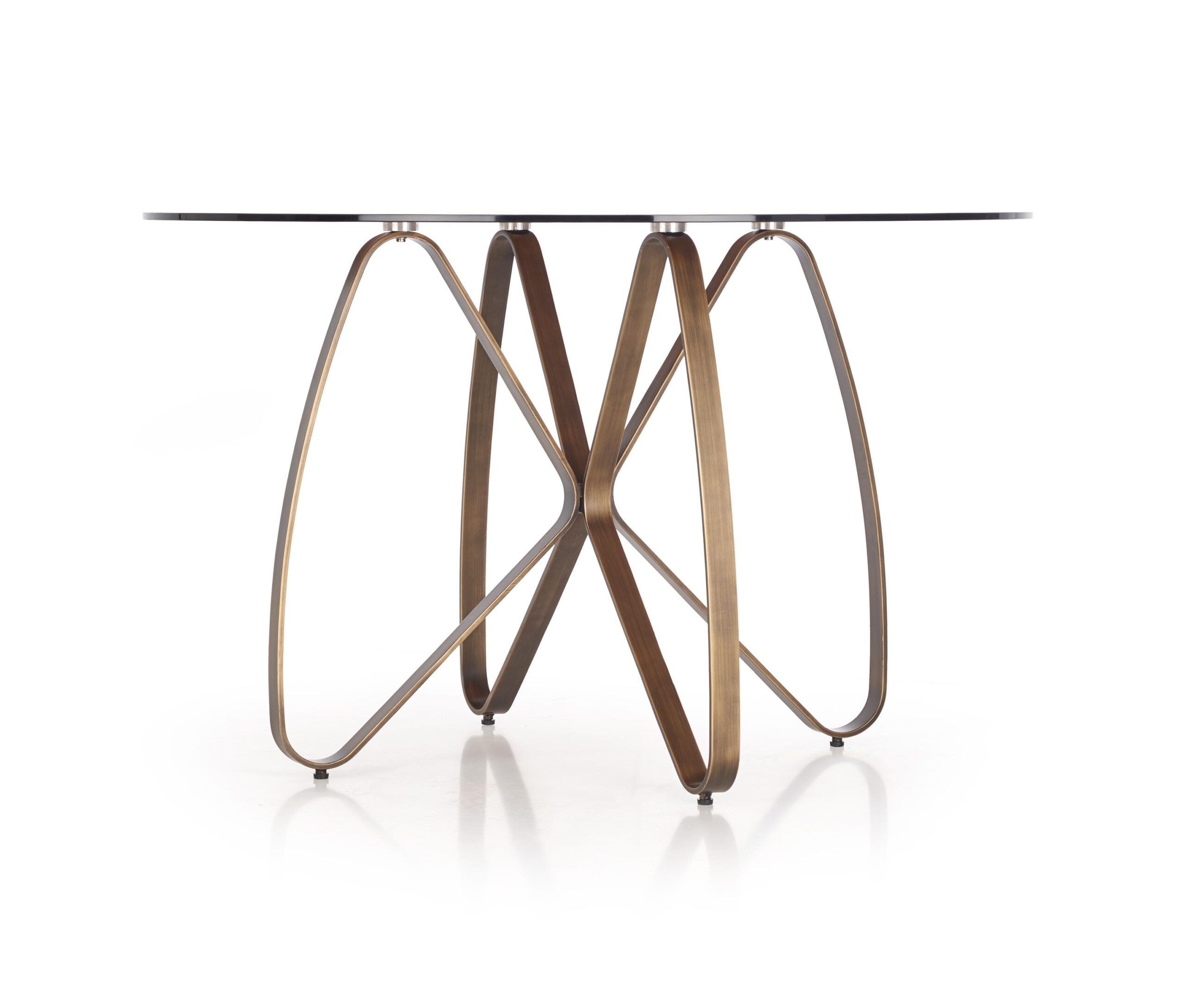 2010001165415_5 Pyöreä ruokapöytä Orven ruskea