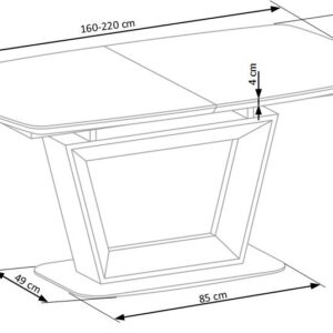Pidentävä Ruokapöytä AURARIA