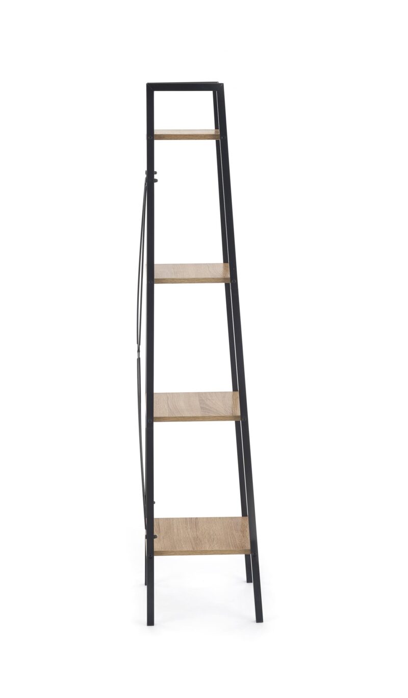 Hylly NARVIN REG1, musta / sonoma tammi