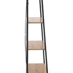 Hylly NARVIN REG2, musta / sonoma tammi