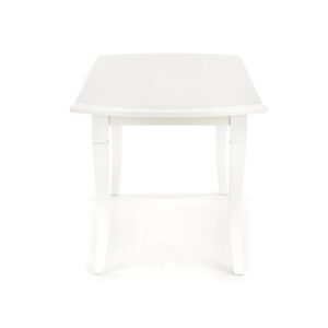 Pidennettävä ruokapöytä FRYDERIK, valkoinen