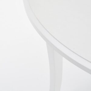 Pidennettävä ruokapöytä FRYDERIK, valkoinen