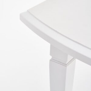 Pidennettävä ruokapöytä FRYDERIK, valkoinen