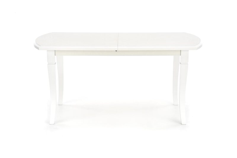 Pidennettävä ruokapöytä FRYDERIK, valkoinen