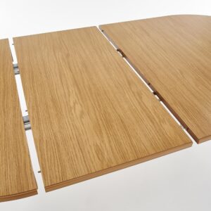 Pyöreä ruokapöytä SORBAS, tammi