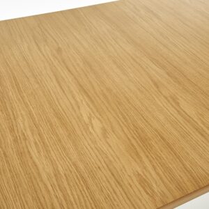 Pyöreä ruokapöytä SORBAS, tammi