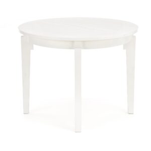 Pyöreä ruokapöytä SORBAS, valkoinen
