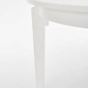 Pyöreä ruokapöytä SORBAS, valkoinen