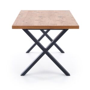 Ruokapöytä MADISON – tammi artisan, metallikehys