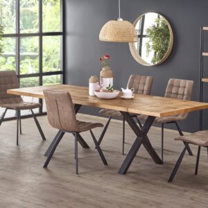 Ruokapöytä MADISON – tammi artisan, metallikehys