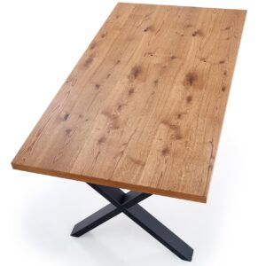 Ruokapöytä MADISON – tammi artisan, metallikehys