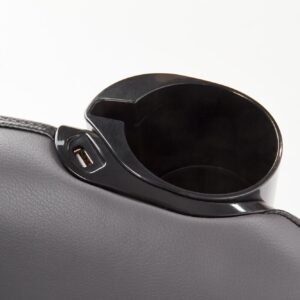 Hierontatuoli DOBIAS, tummanharmaa / harmaa