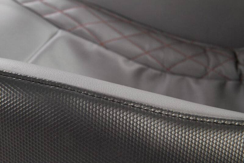 Hierontatuoli DOBIAS, tummanharmaa / harmaa