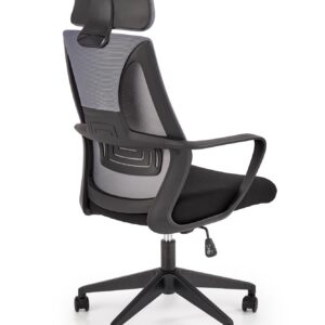 Toimistotuoli VALDEN, musta / harmaa