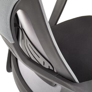 Toimistotuoli VALDEN, musta / harmaa