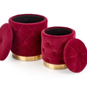 Pöytäryhmä POLVIN, väri: tummanpunainen