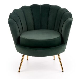 Amelion nojatuoli, tumma vihreä