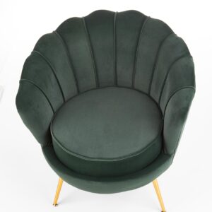 Amelion nojatuoli, tumma vihreä