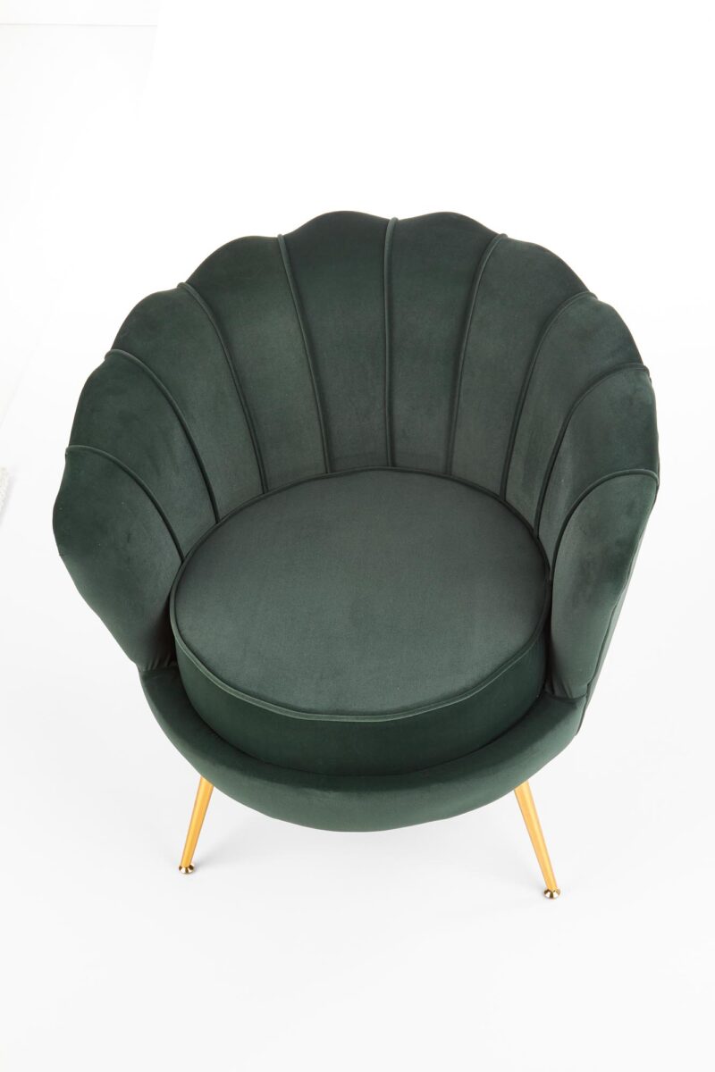 Amelion nojatuoli, tumma vihreä