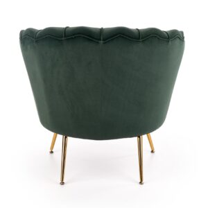 Amelion nojatuoli, tumma vihreä