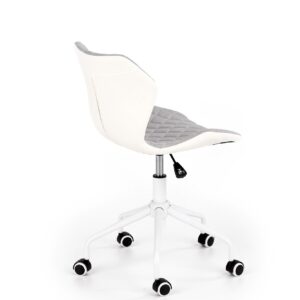 Lasten työtuoli MATRIXA 3, harmaa / valkoinen