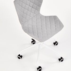 Lasten työtuoli MATRIXA 3, harmaa / valkoinen