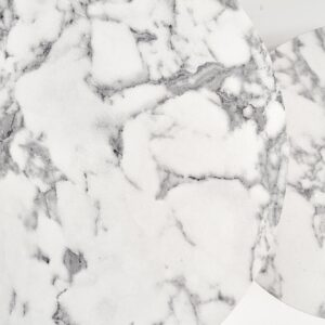 Kahvilatabletin komplekti PAOLA, kultainen / valkoinen marmori