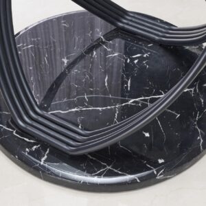 Pyöreä ruokapöytä OPTAR, lasi