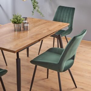 Ruokapöytä BELLUNA, tammi / musta