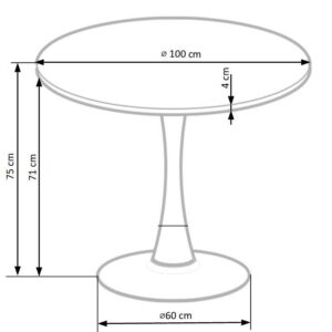 Ruokapöytä CALANTE