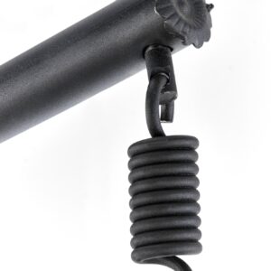 Koristool EGGY, musta / harmaata