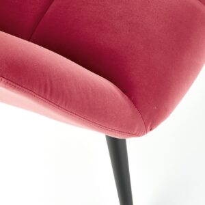 Tyron nojatuoli, tummanpunainen