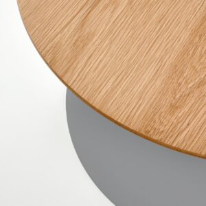 Kahvipöytä AZURRA, luonnollinen / harmaa