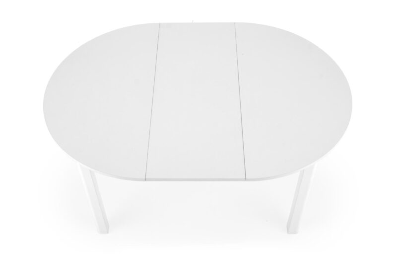 Laajennettav ruokapöytä RINKA, valkoinen