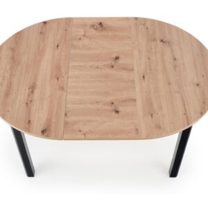 Ruokapöytä RINERO, tammi / musta