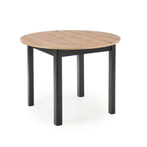 Ruokapöytä RINERO, tammi / musta