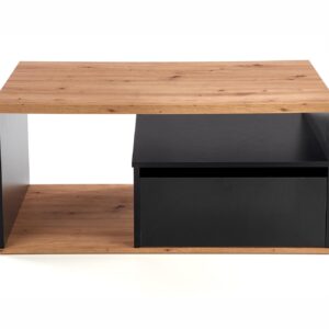 Kahvipöytä PANTARO, tammi / musta