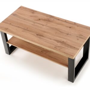 Kahvipöytä VILARIO, musta / tammi