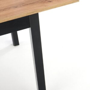 Ruokapöytä GREDON, wootani tammi / musta