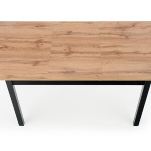 Ruokapöytä GREDON, wootani tammi / musta