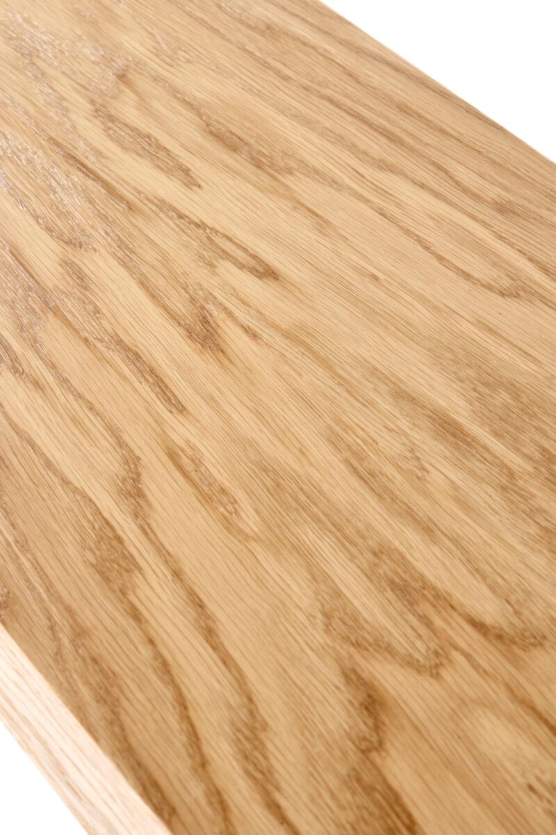 Konsoolipöytä INVERA, luonnollinen tammi / musta